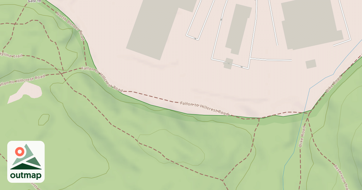 Map of Mountain Bike Loop