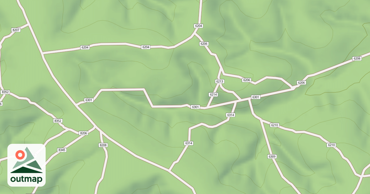 Map of USFS Motor Vehicle Use Map Trails 19378 in Trigg