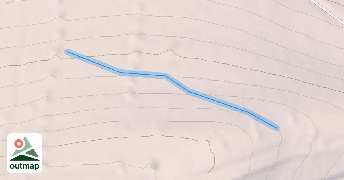 Map of Stewardess Cut