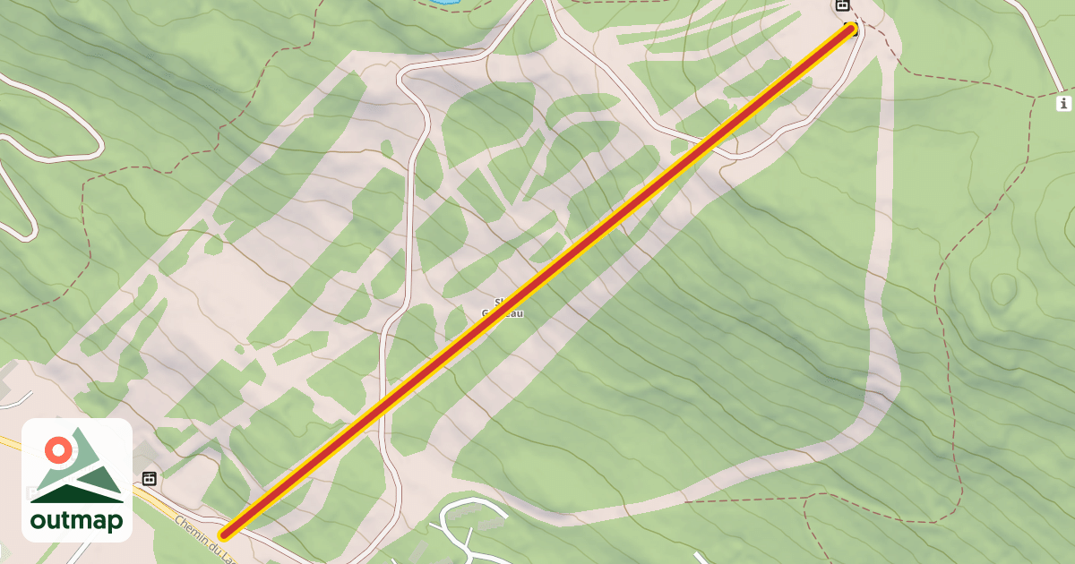 Map of Télésiège quadruble