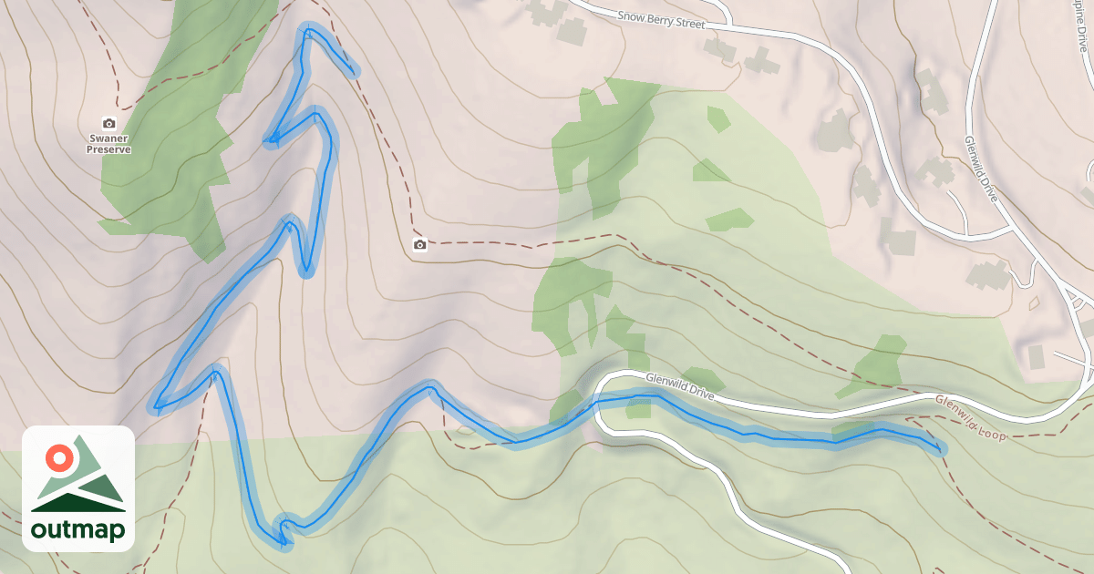 Map of Blackhawk Trail