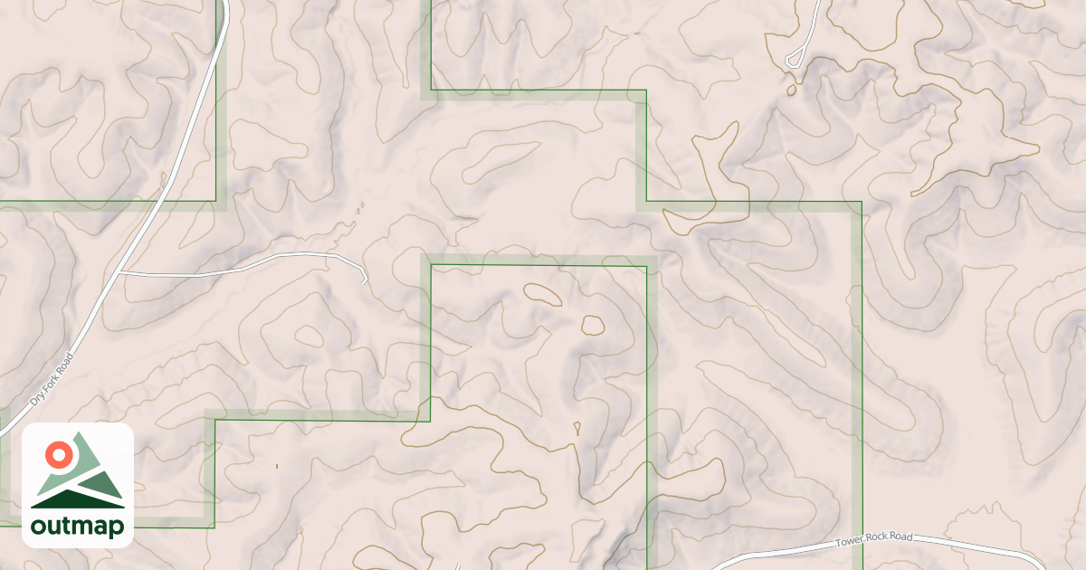 Map of TOWER ROCK WILDLIFE