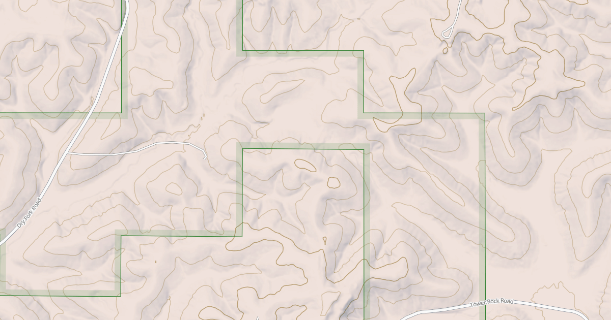 Map preview of TOWER ROCK WILDLIFE