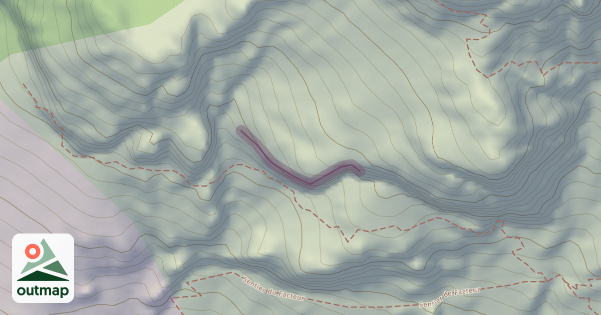 Map of Falaise de Herbez