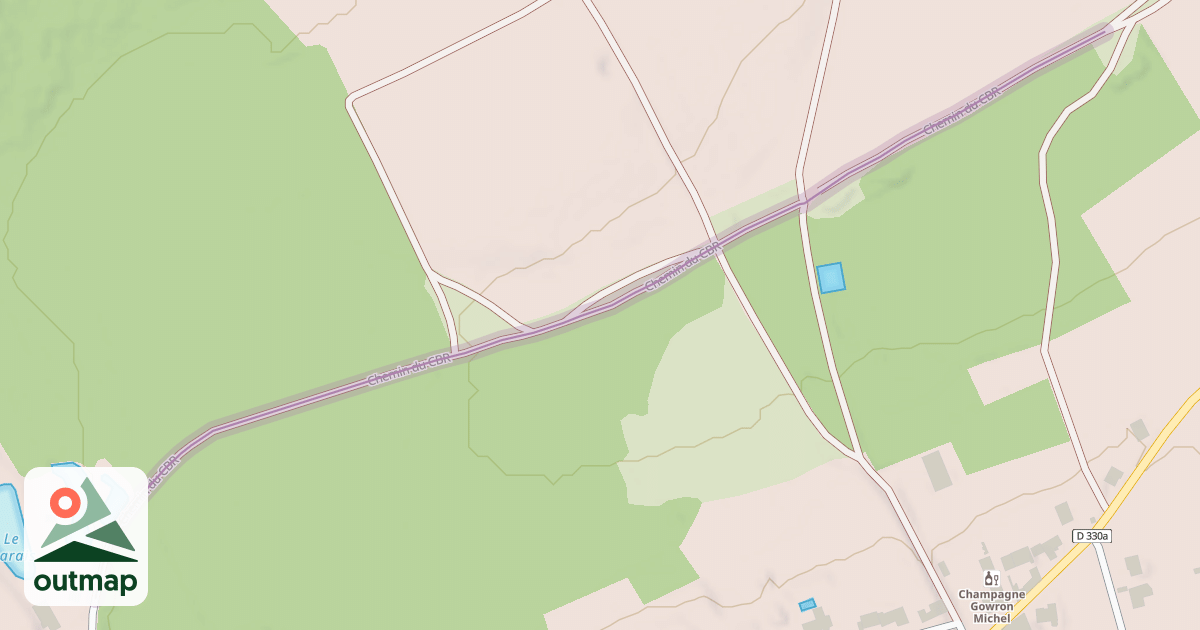 Map of Chemin du CBR
