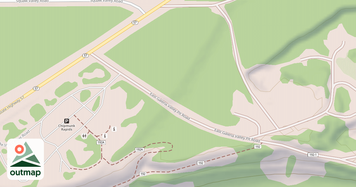 Map of EAST SQUAW VALLEY PIT
