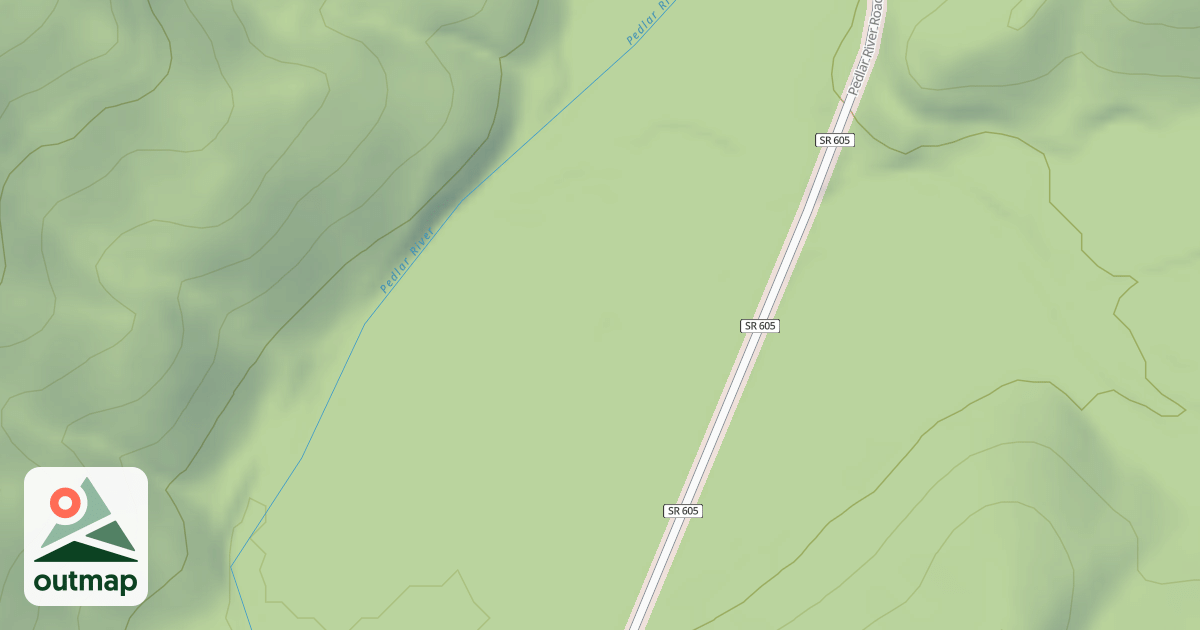 Map of BIG LITTLE PINE