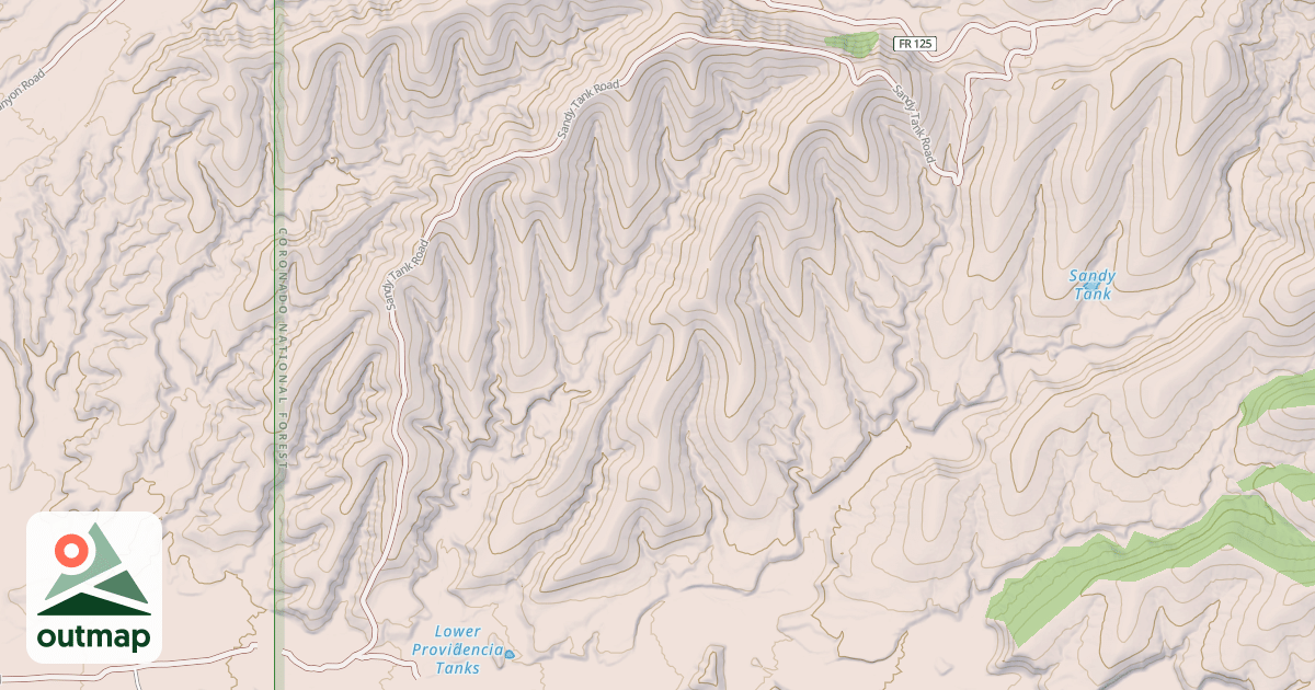 Map of SANDY TANK