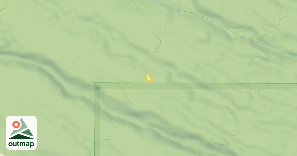 Map of Lower Ski Trail 2k Cutoff