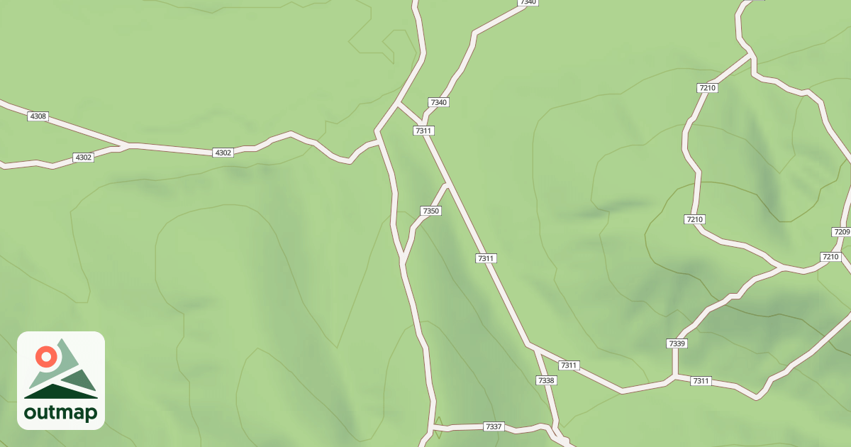 Map of USFS Motor Vehicle Use Map Trails 19982