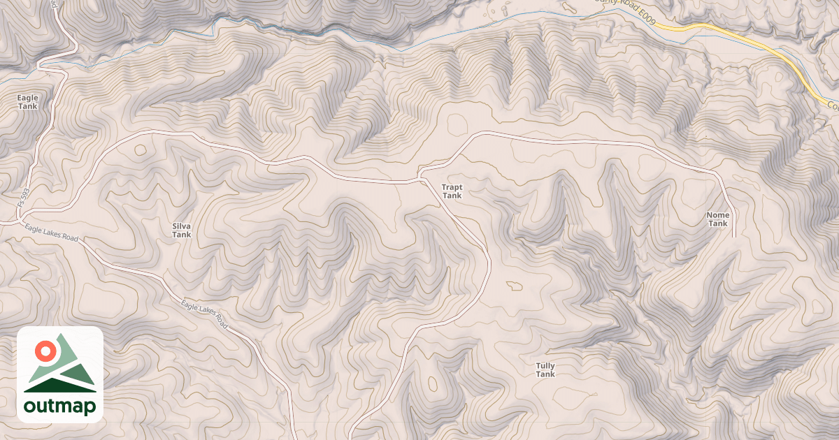 Map of USFS Motor Vehicle Use Map Roads {DEC8ED1F-ED36-4ABD-A26C-7F9DD2465B23}