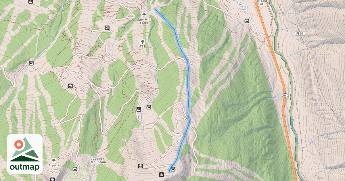Map of Andy's Encore
