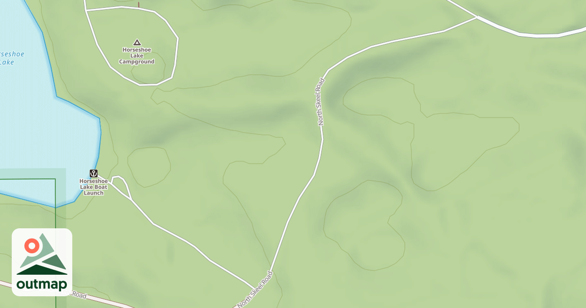 Map of HORSESHOE  LANDING