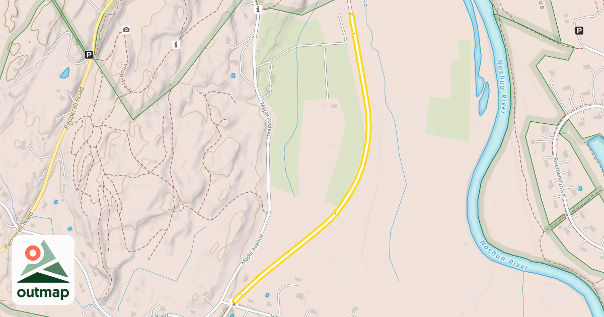 Map of Ice Line Trail