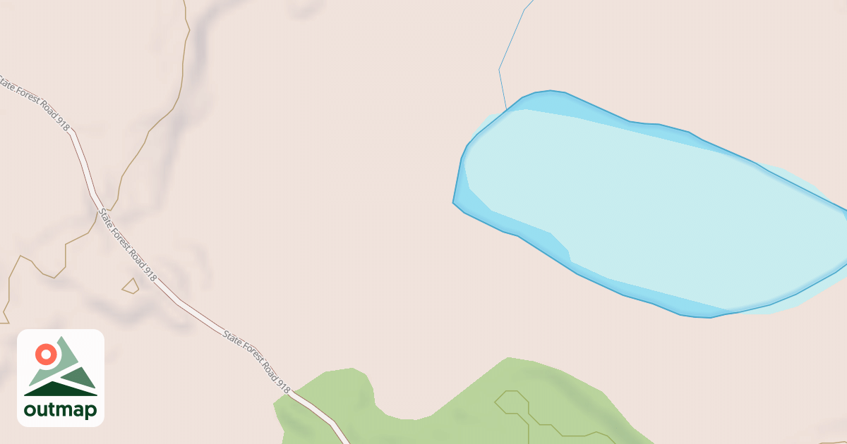 Map of Kawishiwi Triangle Crocket Lk