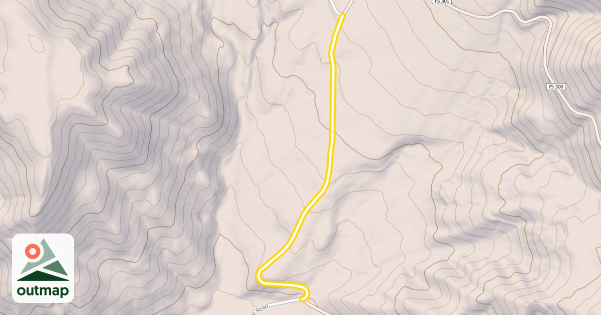 Map of Upper Beaver Road