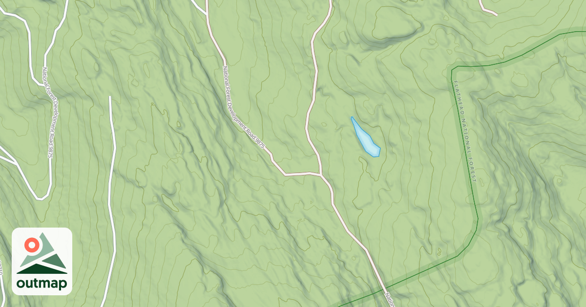 Map of BLESSED CREEK