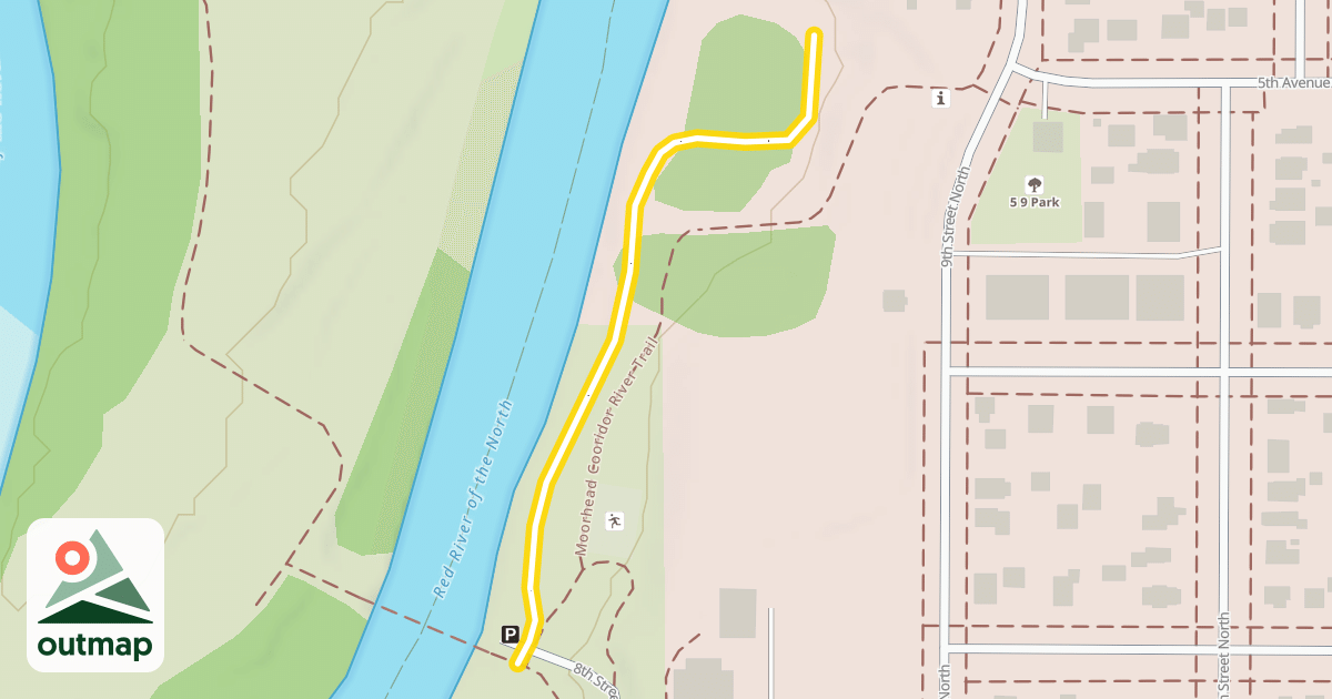 Map of Homestead Ski Trail