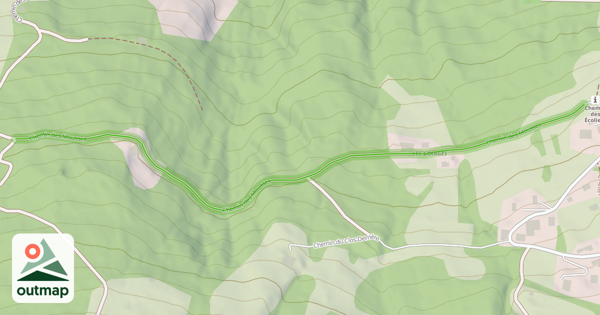 Map of Chemin des Mousses