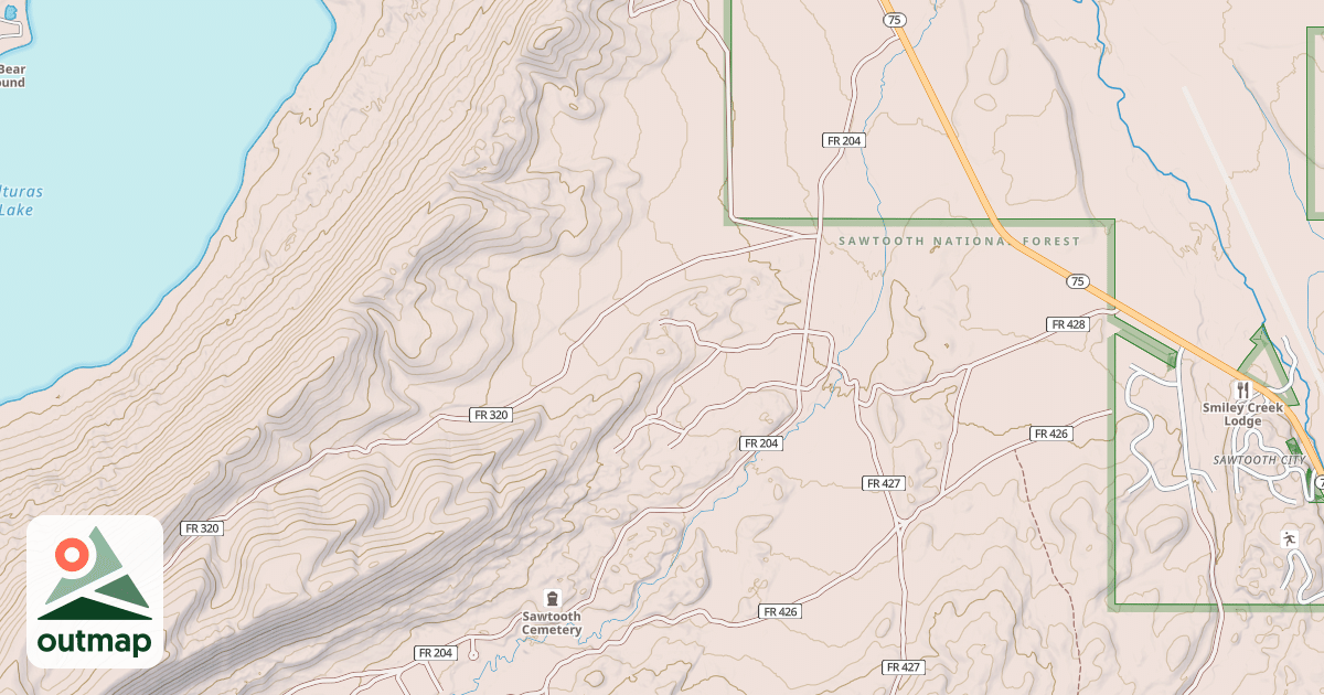 Map of BEAVER CREEK