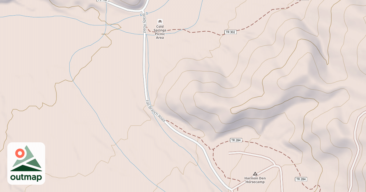 Map of BRADY ROAD