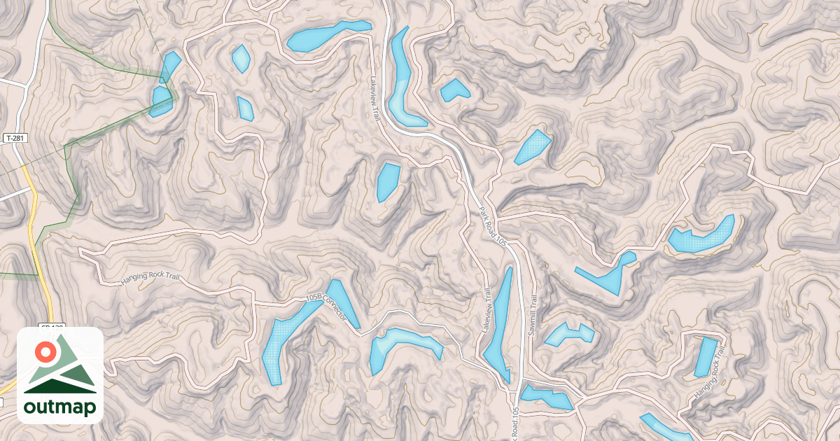 Map of LAKEVIEW OHV TRAIL