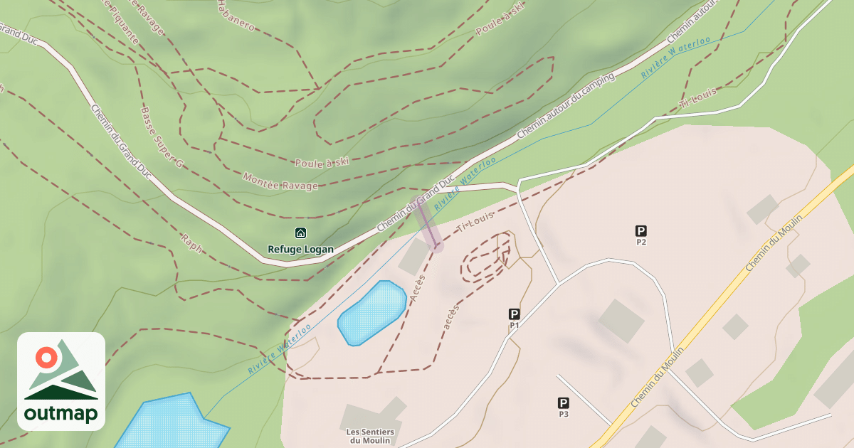 Map of Accès