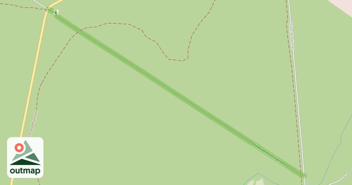 Map of Drève des Prés Charniers