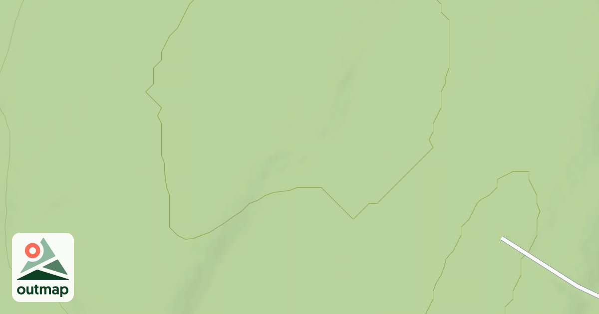 Map of SECRET LAKE ROAD