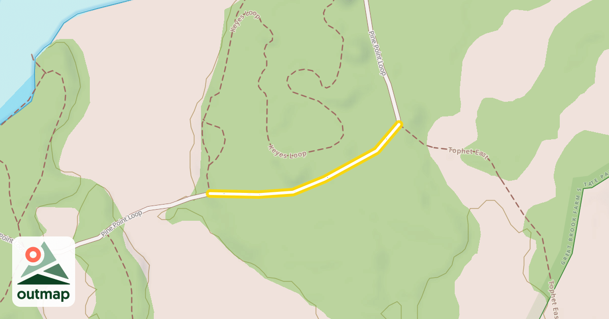Map of Pine Point Loop