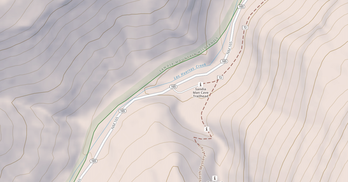 Map preview of SANDIA CAVE