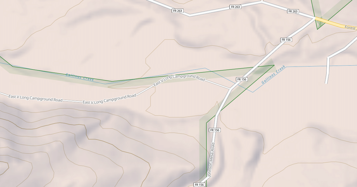 Map preview of USFS National Forest System Roads {851DB4FE-B002-41F5-AC5D-D91020F0D78F}