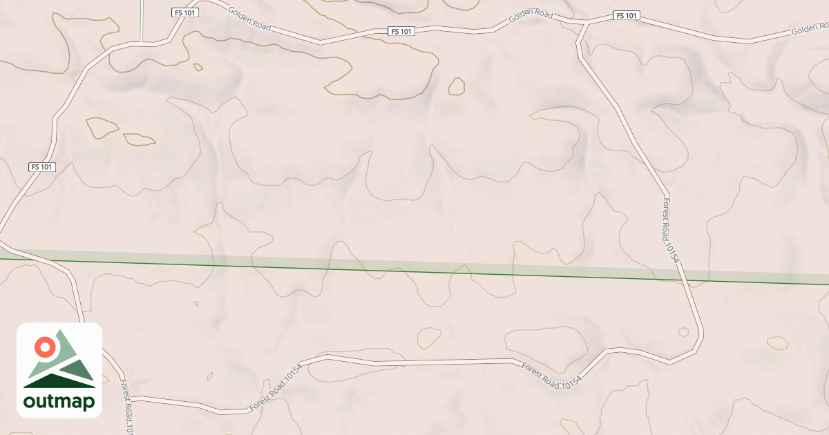 Map of USFS National Forest System Roads {8C68A658-B561-47CC-8D56-0F26AEA10064}