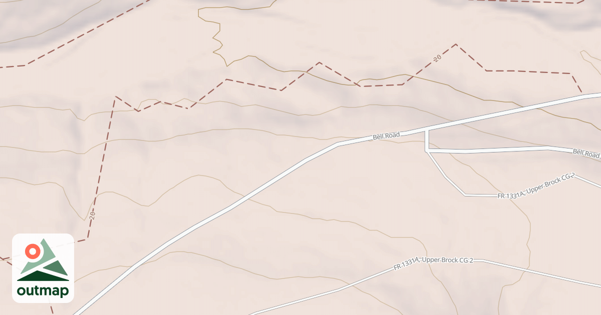 Map of Brock Creek #20