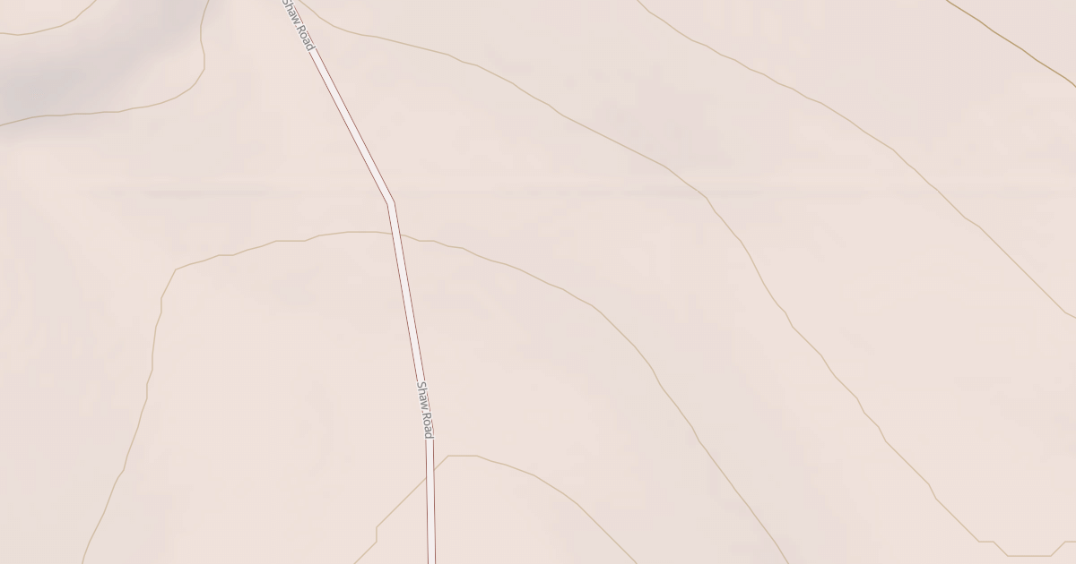Map preview of SHAW ROAD SPUR 134