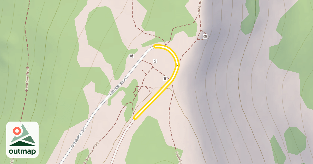 Map of Blackwall Road