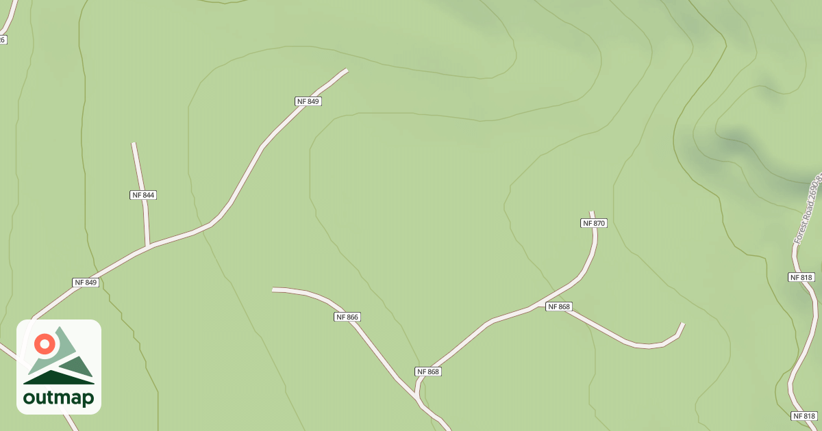 Map of Santiam Pass Ohv Atv Trail #40