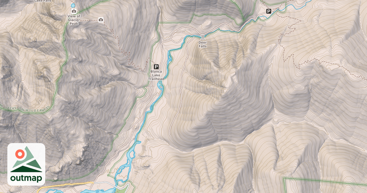 Map of 290 N. FK. SKYKOMISH