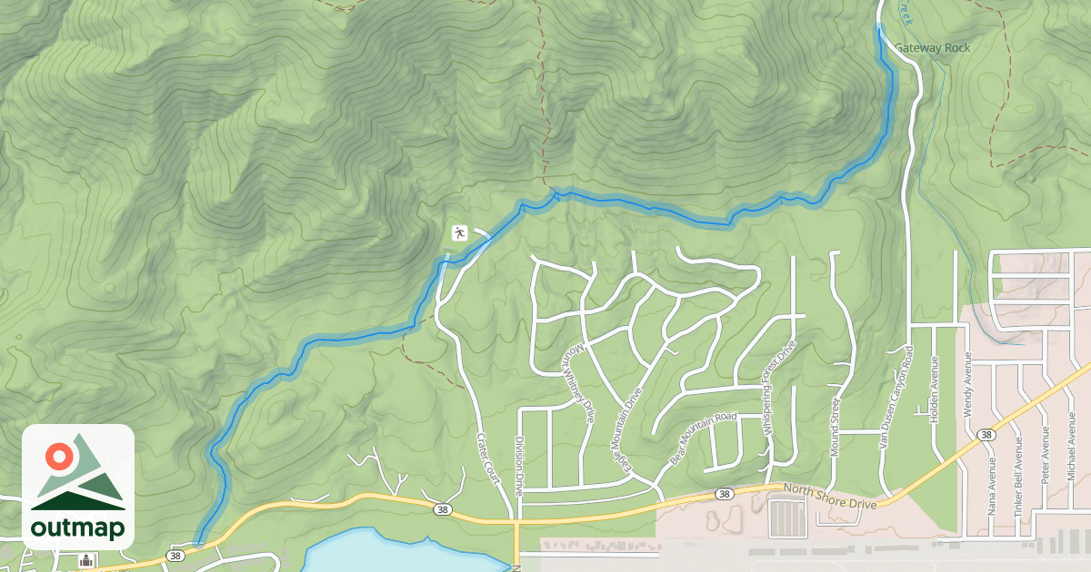 Map of Don't Shoot Me Trail