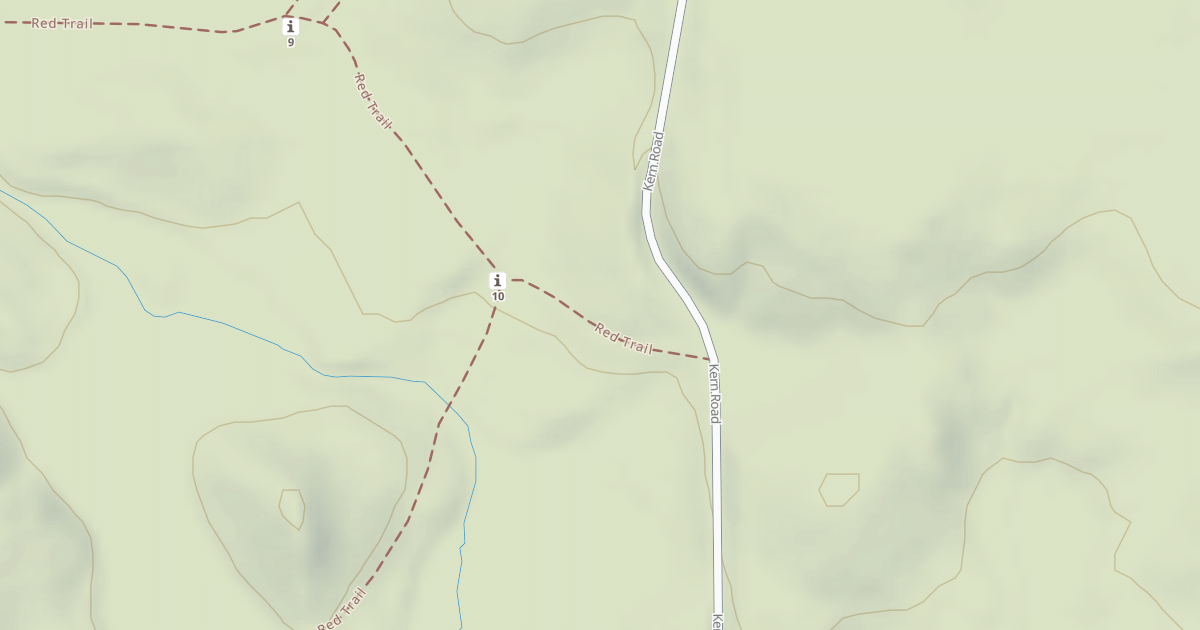 Map preview of Bald Mountain Rec. Area - Red Trail