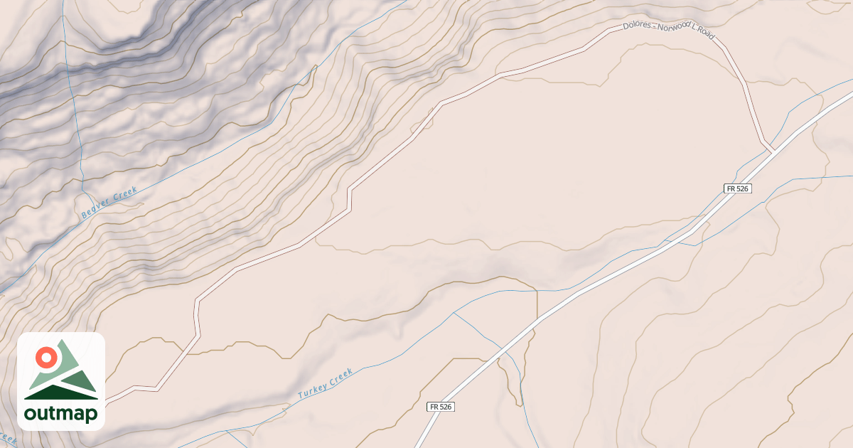 Map of DOLORES - NORWOOD L