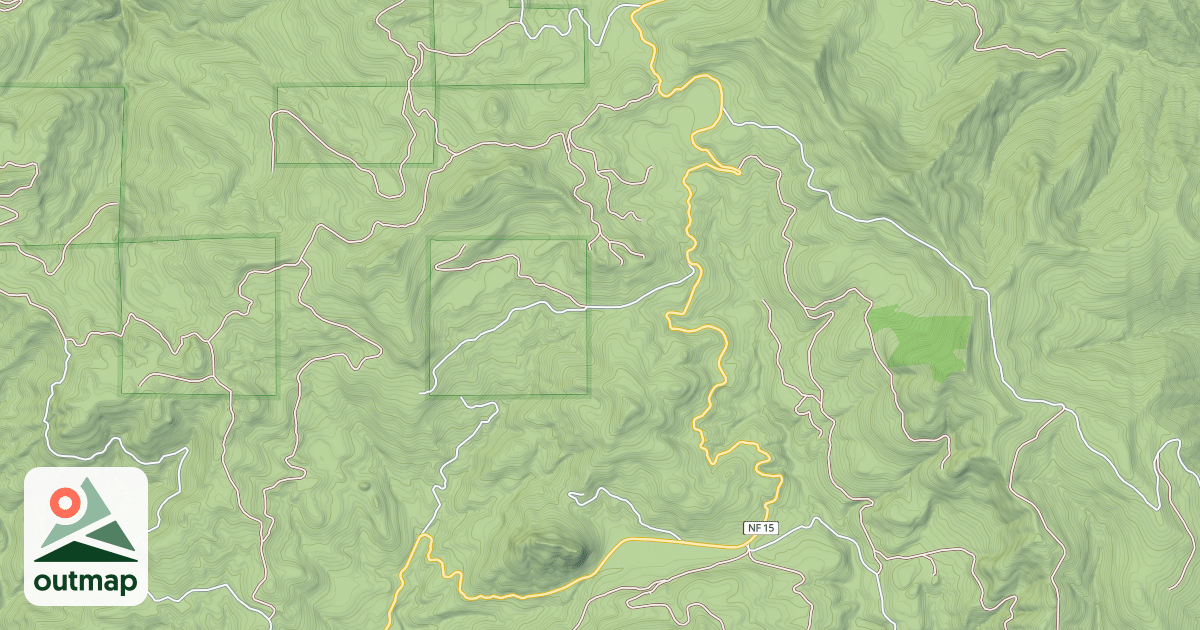 Map of BLUE RIVER