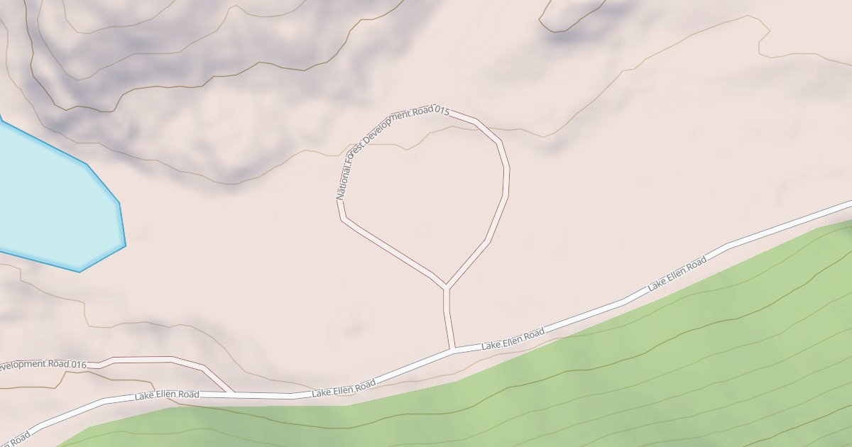 Map preview of LAKE ELLEN CAMPGROUND