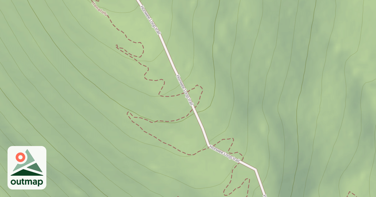 Map of Honwee Loop Trail