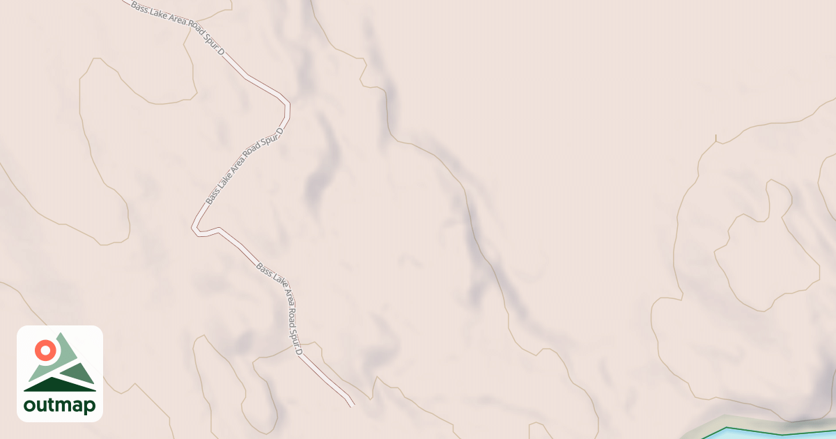 Map of BASS LAKE WEST SPUR C