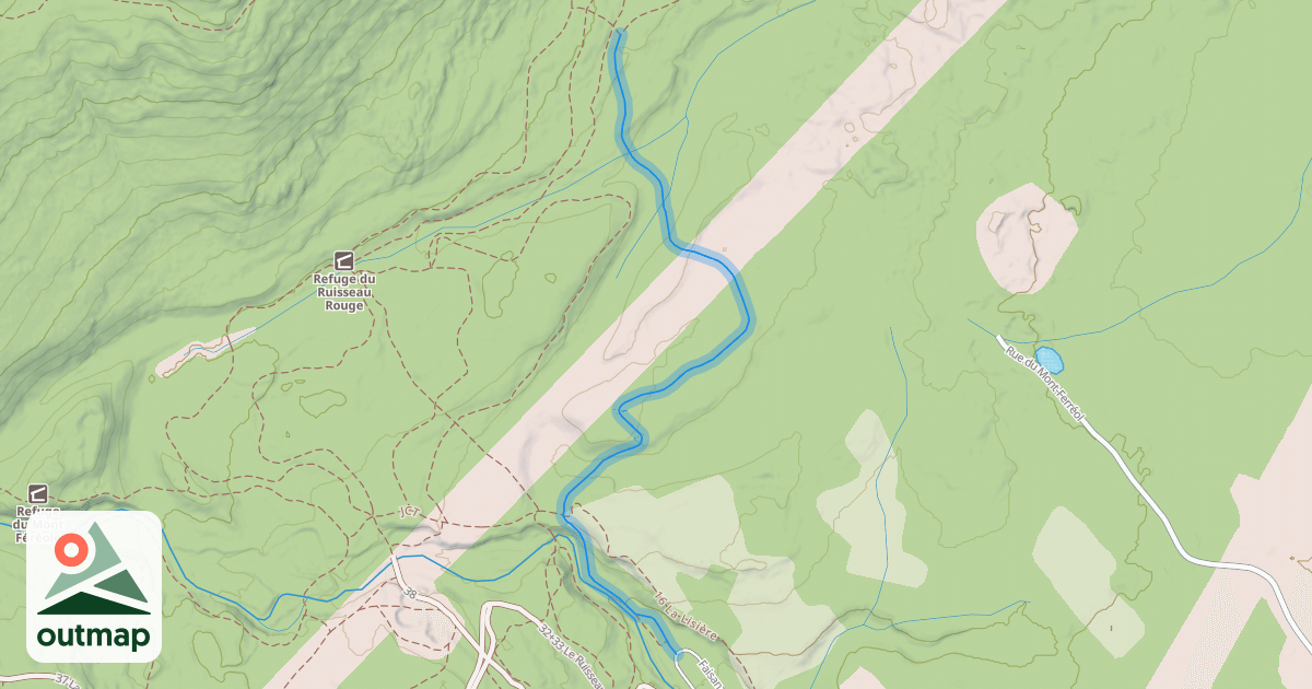 Map of 32+33 Le Ruisseau Rouge