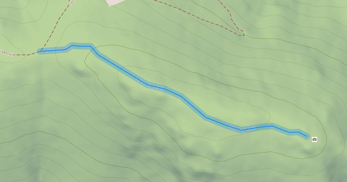 Map preview of Two Dog Trail