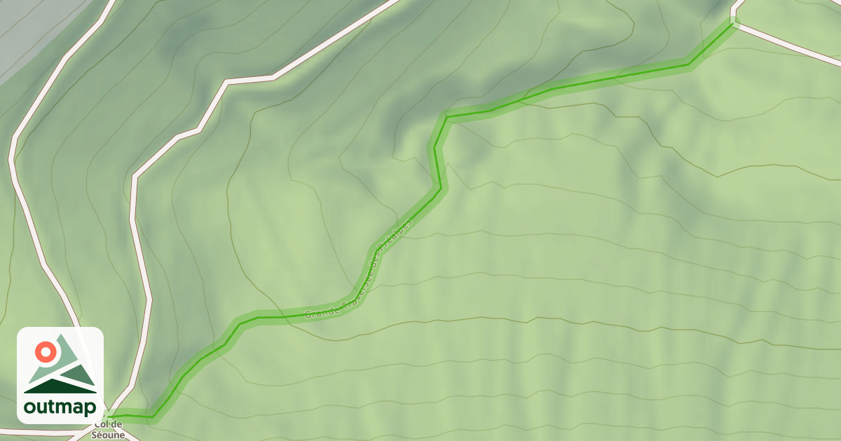 Map of Grande Traversée des Préalpes