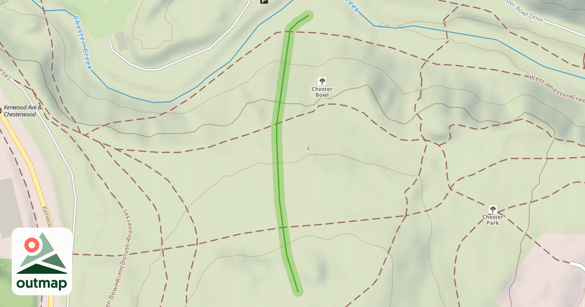 Map of Strawberry Run