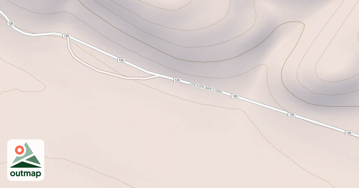 Map of DRY FORK DISPERSED R2